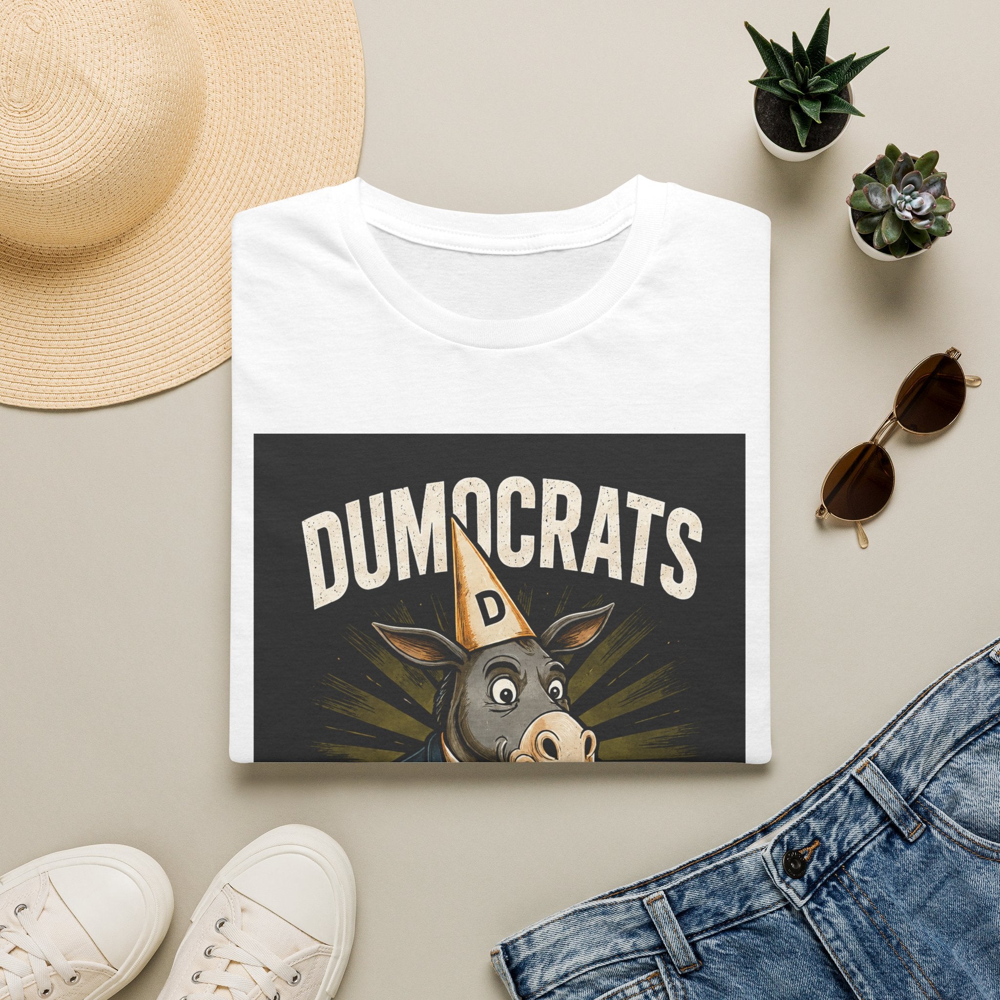 Funny Political Shirt | Elect Clowns, Expect Circus | Dumocrats Donkey Tee