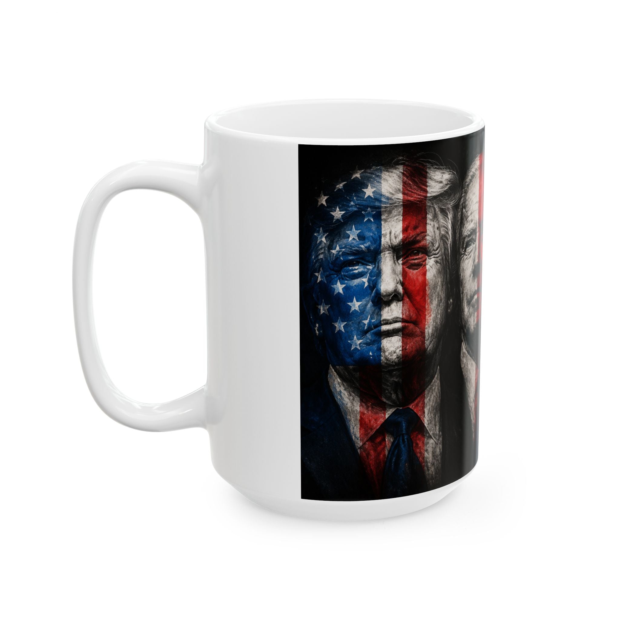 Patriotic Portrait Ceramic Mug (11oz/15oz)
