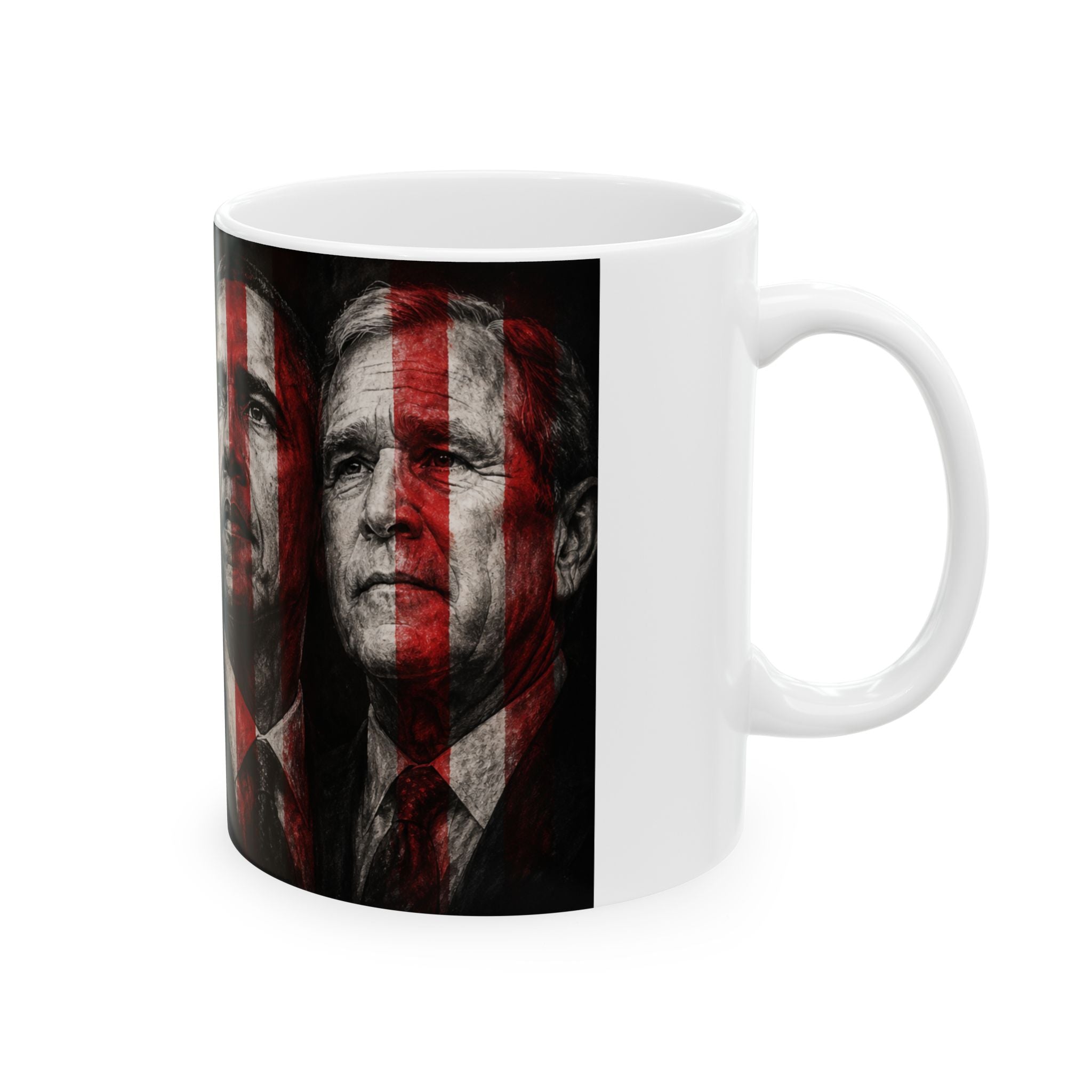 Patriotic Portrait Ceramic Mug (11oz/15oz)
