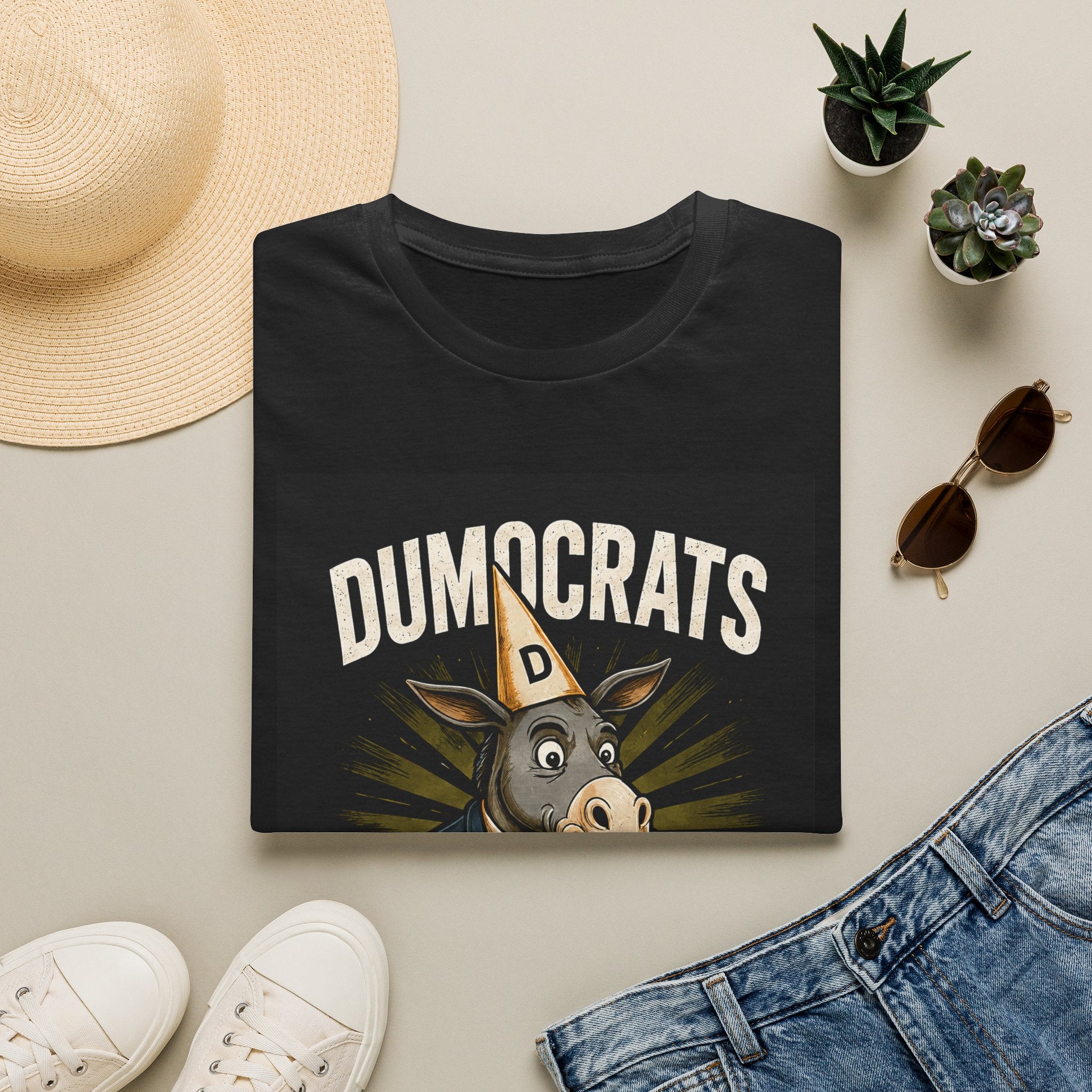 Funny Political Shirt | Elect Clowns, Expect Circus | Dumocrats Donkey Tee