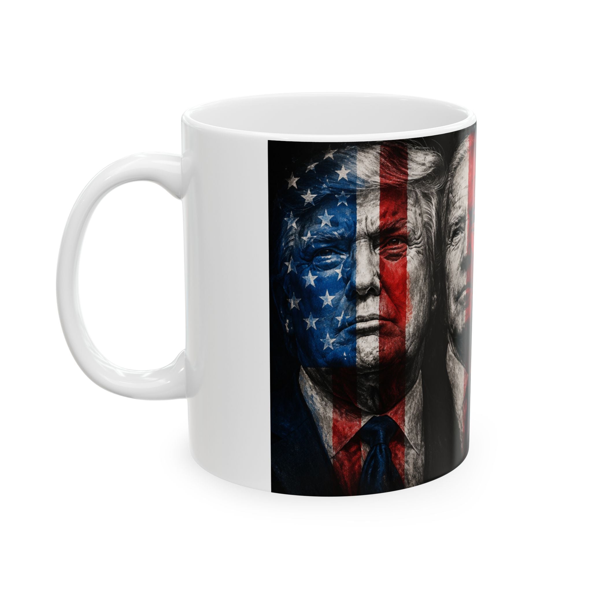 Patriotic Portrait Ceramic Mug (11oz/15oz)
