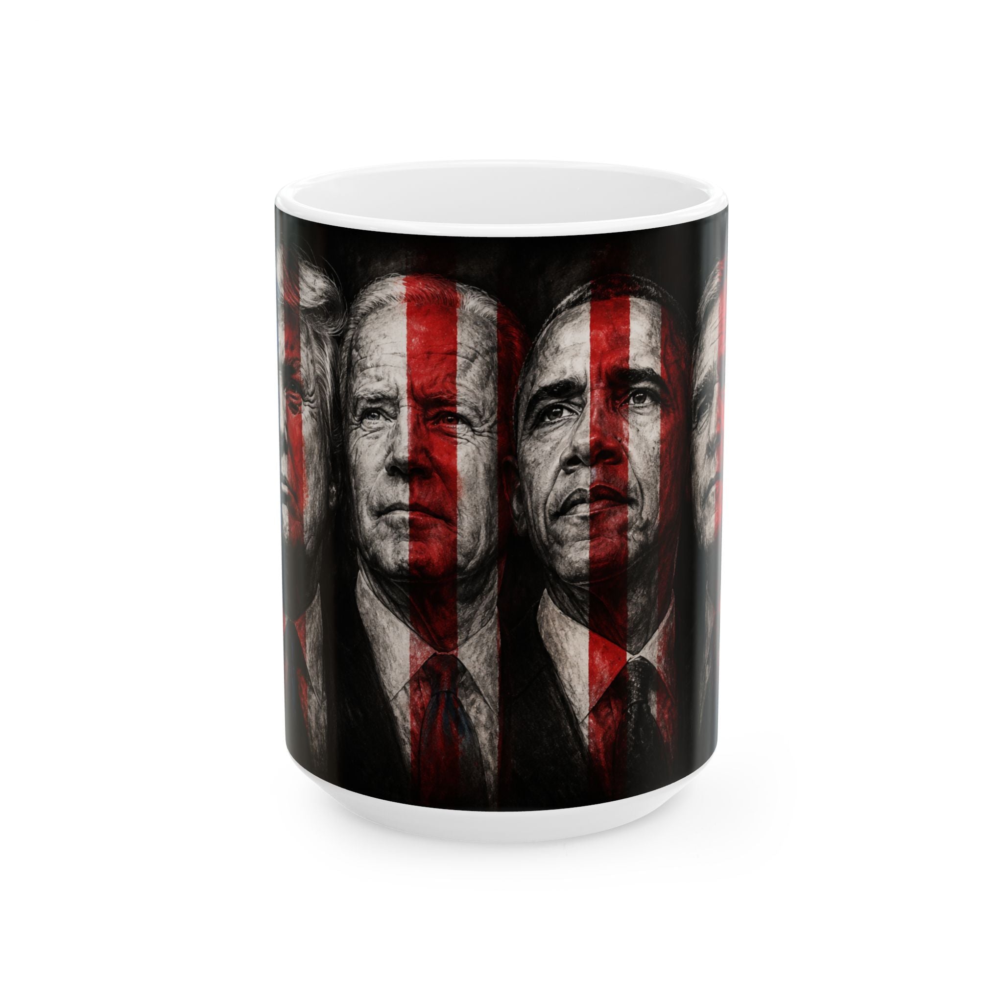 Patriotic Portrait Ceramic Mug (11oz/15oz)