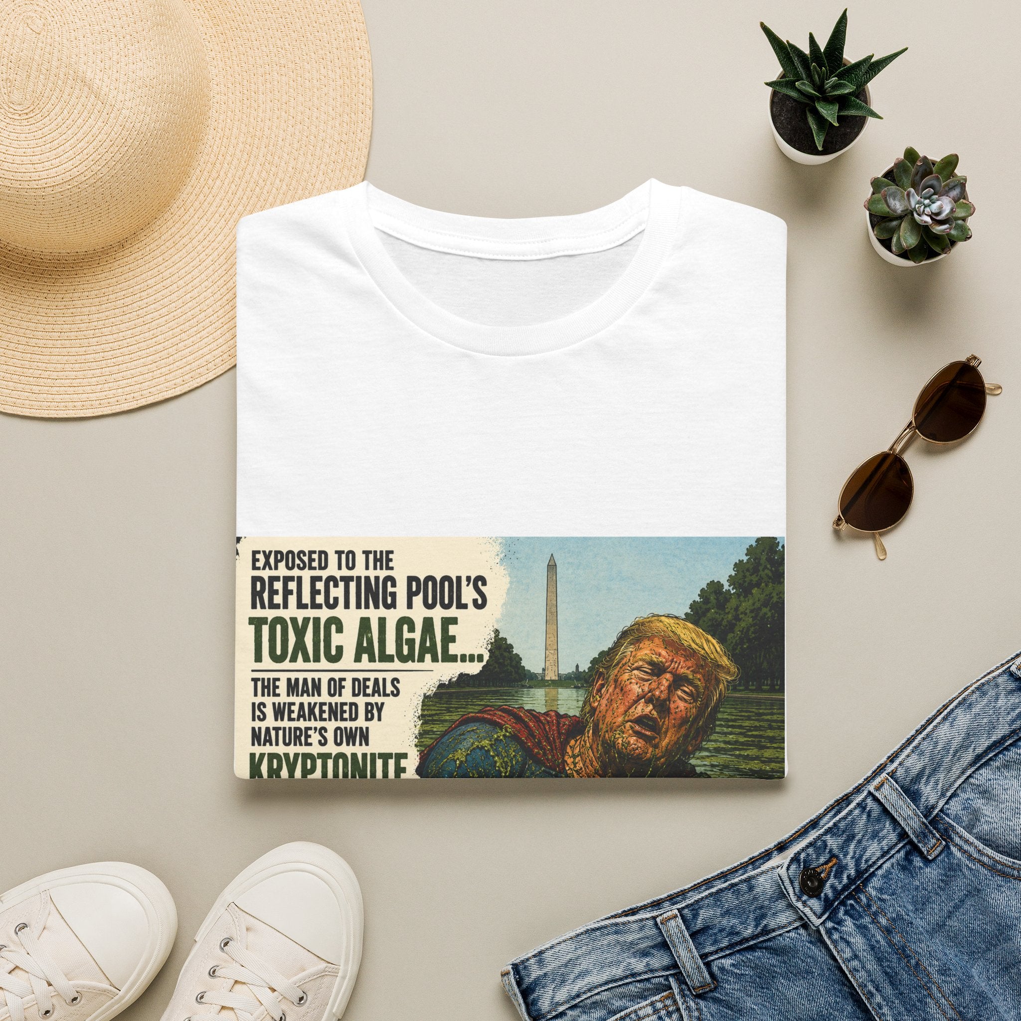 Reflecting Pool Toxic Algae Shirt | Political Satire Tee
