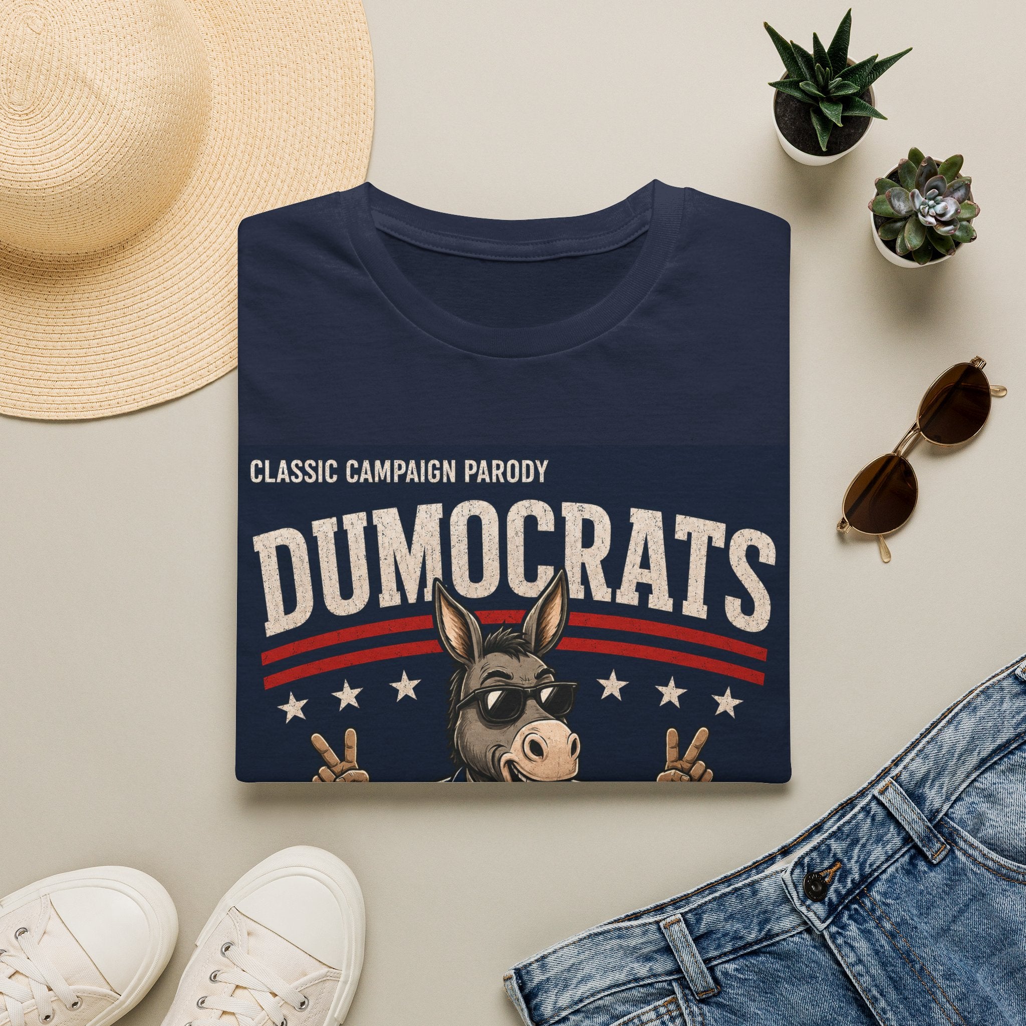 Funny Dumocrats Shirt | Lowering the Bar Since Forever Political Parody T-Shirt