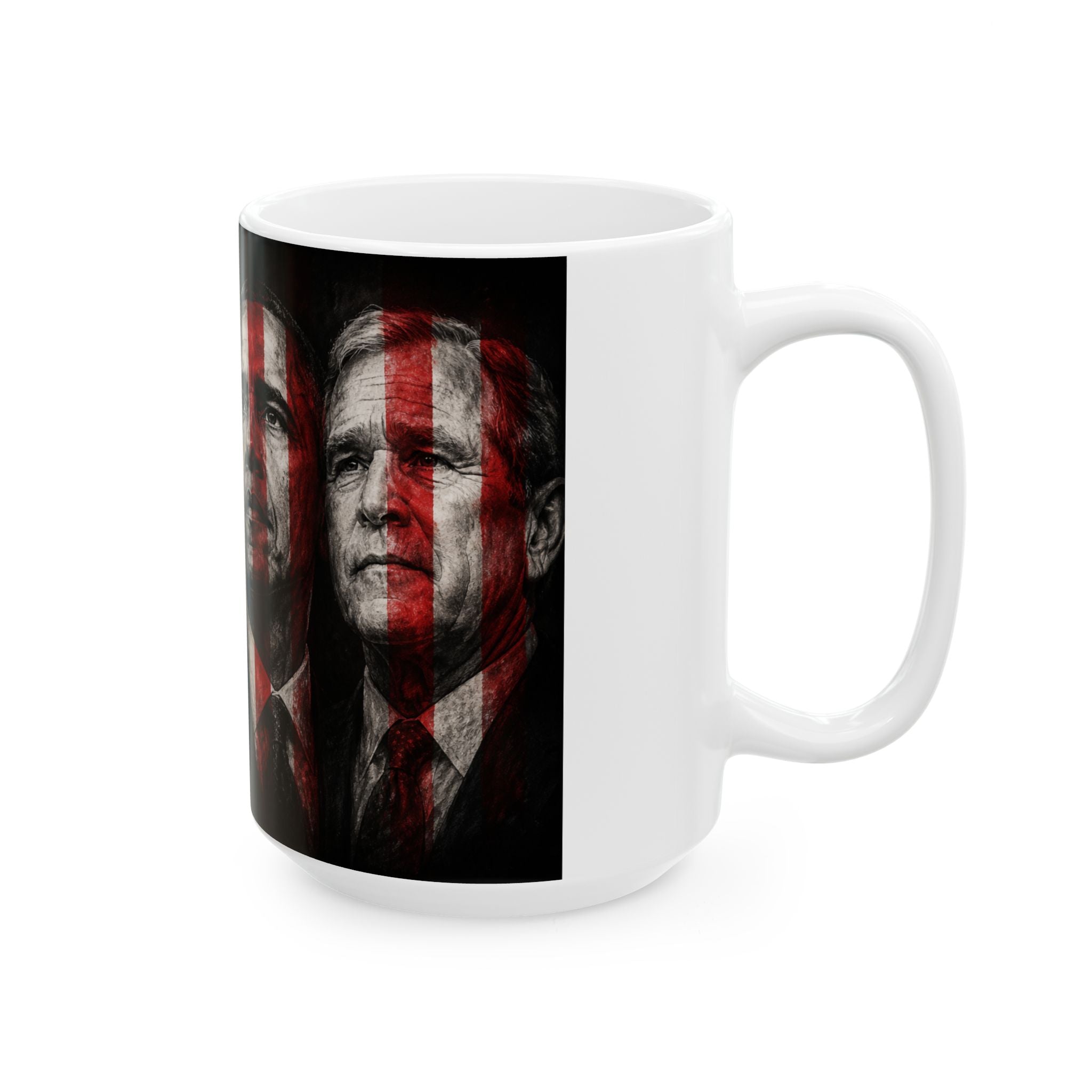 Patriotic Portrait Ceramic Mug (11oz/15oz)