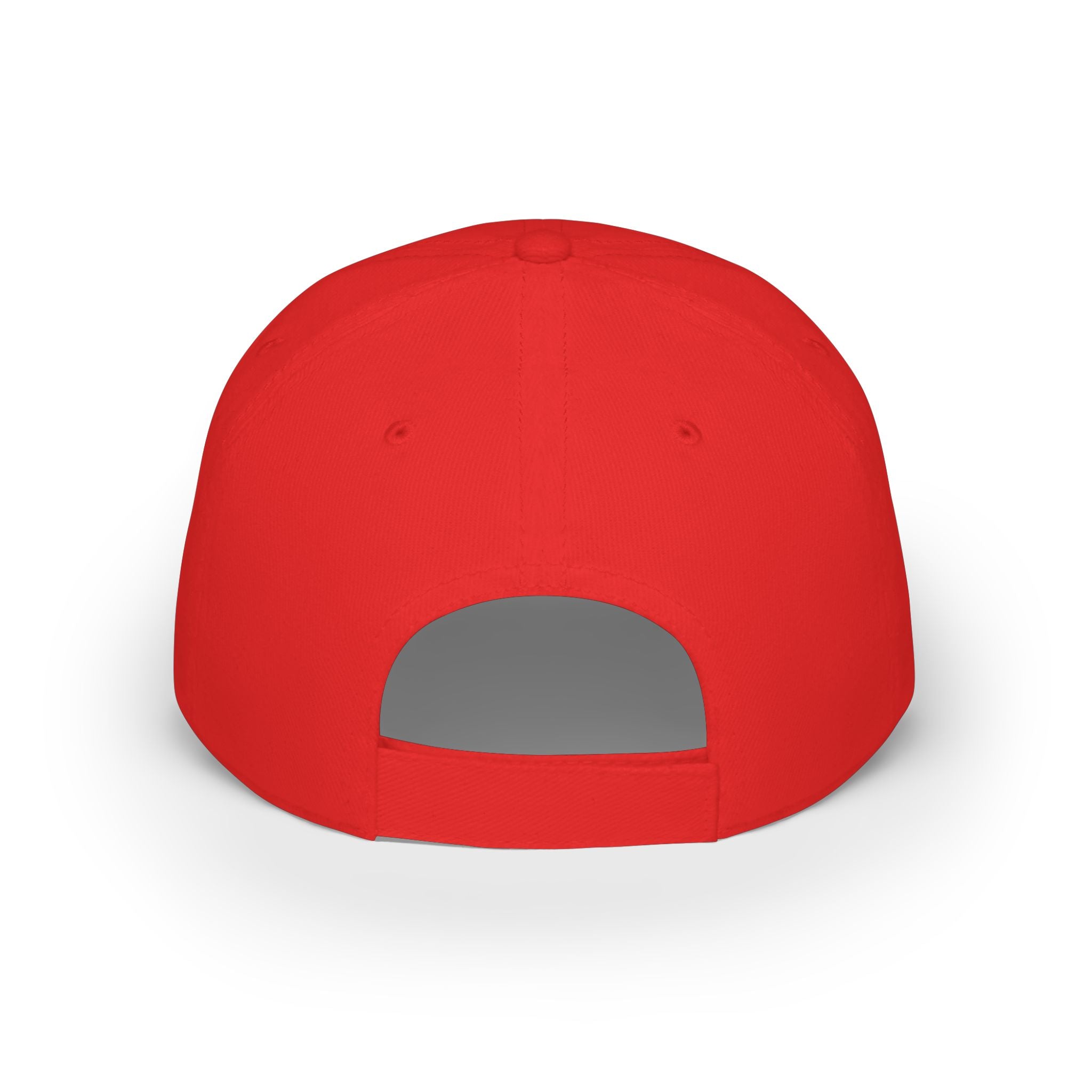 Golf in America Baseball Cap — Patriotic Red Low-Profile Golf Hat