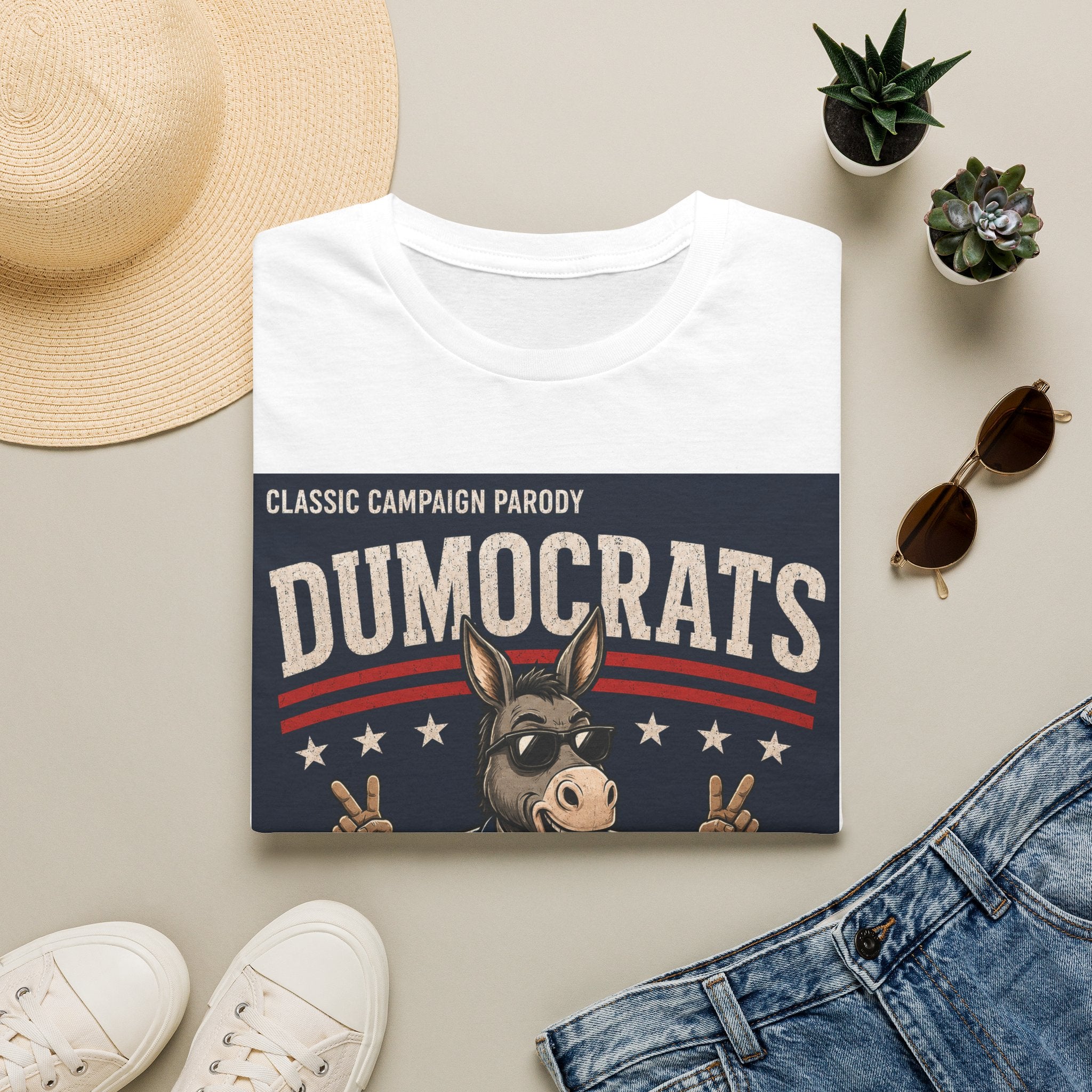 Funny Dumocrats Shirt | Lowering the Bar Since Forever Political Parody T-Shirt
