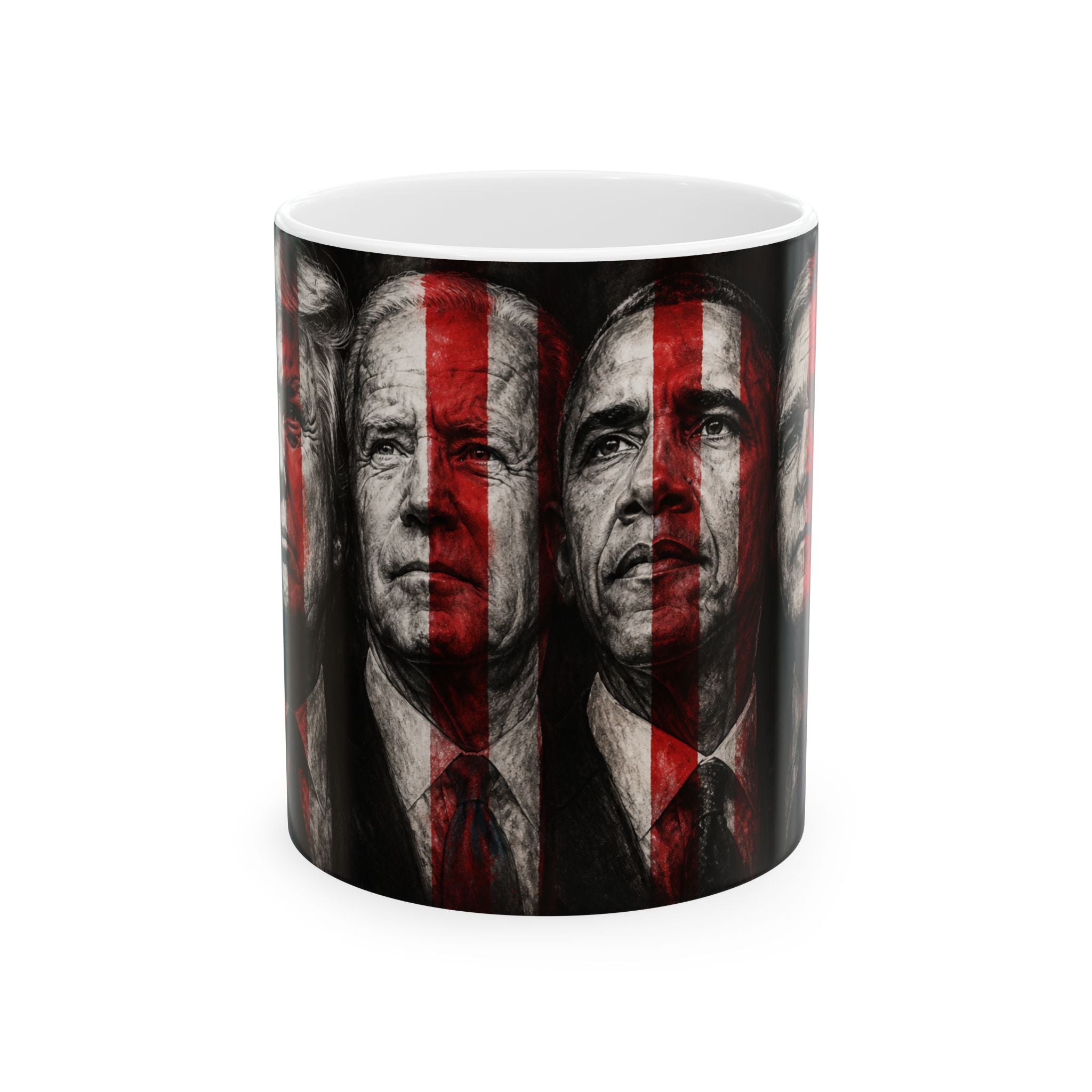Patriotic Portrait Ceramic Mug (11oz/15oz)